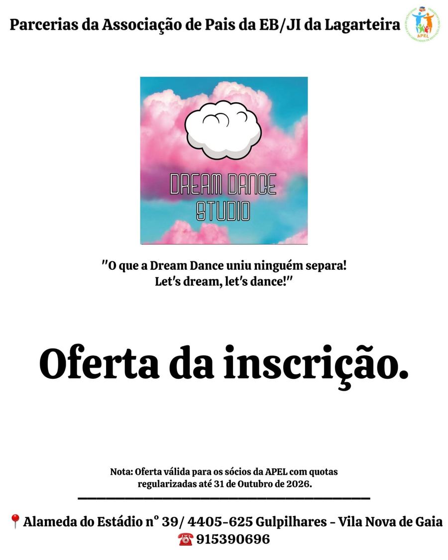 Cartaz da parceria Dream Dance Studio